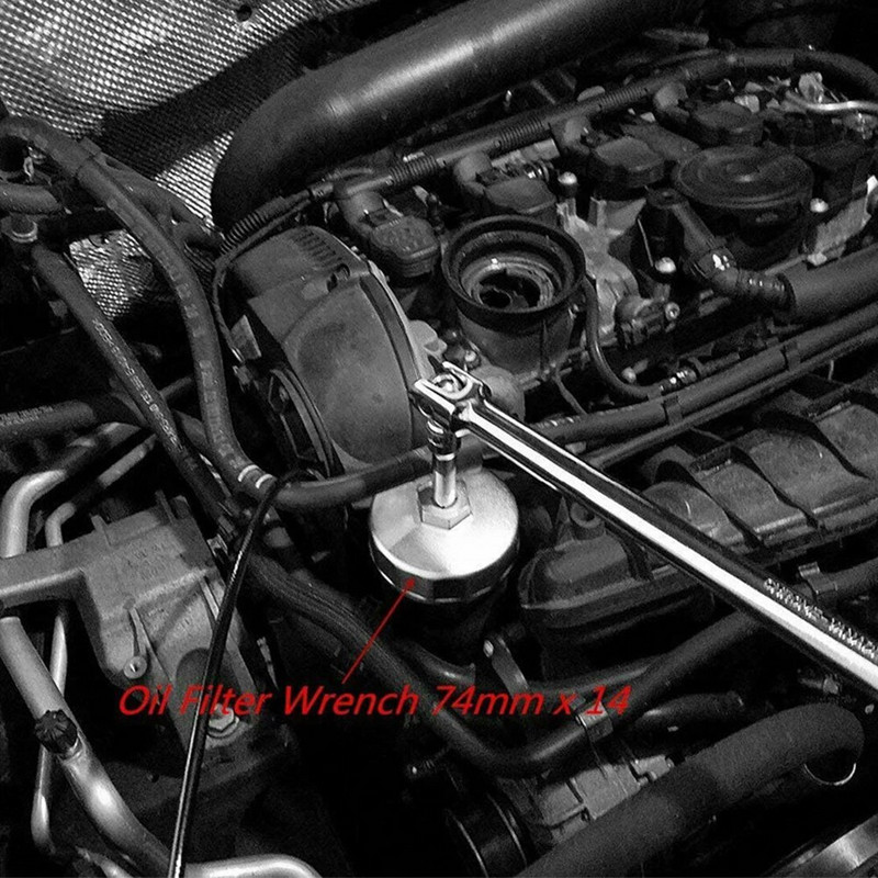 1PCS Ključ Auto Alat Drive 901 902 903 904 Cap Nasadni ključ Drive Alat za skidanje filtra ulja Strojni filtar ključ Ručni alat