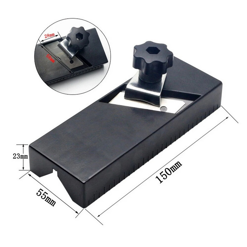 Medienos apdirbimo obliavimo staklės „pasidaryk pats“ Mini rankinės plokštumos gipso kartono plokščių apipjaustymas greito briaunų apipjaustymo antgalių rinkinys Medienos apdirbimo rankinio obliavimo įrankis