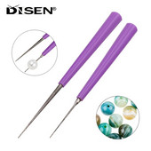 Deimantiniai perlamutriniai stiklo karoliukų slanksteliai Karoliukų formavimo skylės didinimo įrankiai Įrankiai antgalio iškalimo dildė „pasidaryk pats“ papuošalų įrankiai Priedai