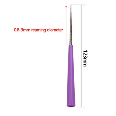Deimantiniai perlamutriniai stiklo karoliukų slanksteliai Karoliukų formavimo skylės didinimo įrankiai Įrankiai antgalio iškalimo dildė „pasidaryk pats“ papuošalų įrankiai Priedai