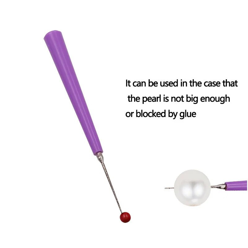 Deimantiniai perlamutriniai stiklo karoliukų slanksteliai Karoliukų formavimo skylės didinimo įrankiai Įrankiai antgalio iškalimo dildė „pasidaryk pats“ papuošalų įrankiai Priedai