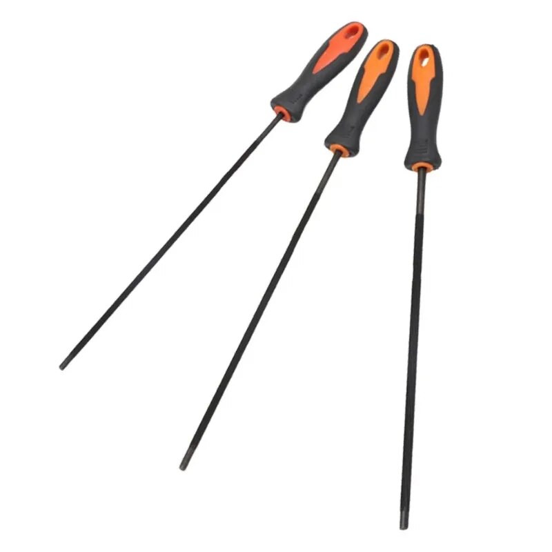 Okrugle turpije za motornu pilu za oštrenje lanca Okrugli čelični oštrač Motorna pila Brušenje turpija za oštrenje motorne pile 1 kom 4 mm/4,8 mm/5,5 mm