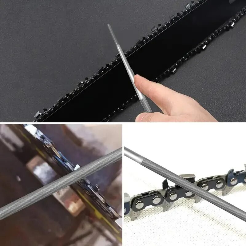 Električna turpija za lančane pile Obrada drveta Posebna turpija za lančane pile Oštrilo za lančane pile Visokougljični čelik Turpija za lančane pile Čelična turpija s dvostrukim zrnom