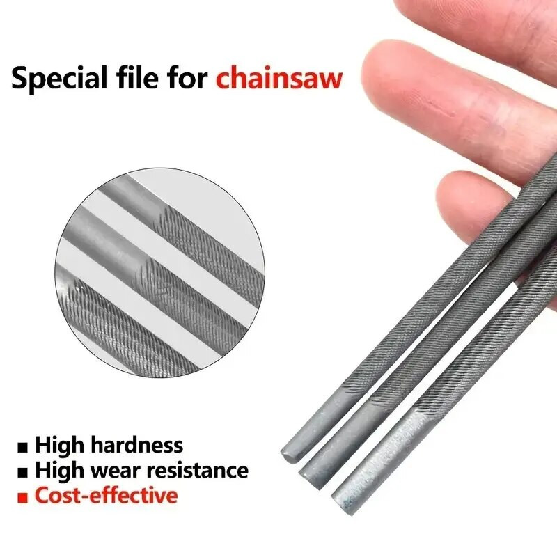 Električna turpija za lančane pile Obrada drveta Posebna turpija za lančane pile Oštrilo za lančane pile Visokougljični čelik Turpija za lančane pile Čelična turpija s dvostrukim zrnom