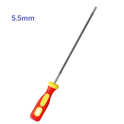 1kom Okrugle turpije za motornu pilu za oštrenje lanca Okrugli čelični oštrač Motorna pila Brušenje turpija za oštrenje motorne pile 4/4,8/5,5 mm