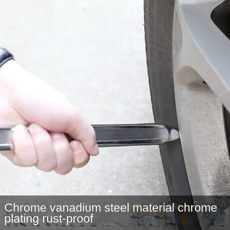 Ląstuvai lenktos padangos padangos svirtis plieno nuėmimo stiebo remonto įrankis, skirtas automobilių dviračių motociklų priežiūros priedams išmontuoti