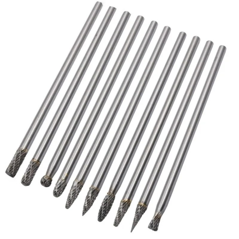 1 kom 6*6*150 mm ekstra duge rotacijske rašpice Burr Tungsten Carbide Graviranje Glodalo Svrdlo Dvostruko rezana žljeb za metal Wook