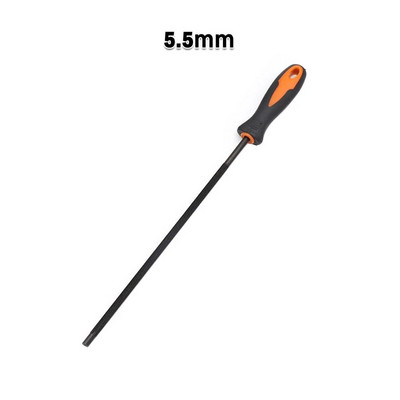 1db láncfűrész körreszelő lánc élezéséhez köracél élező láncfűrész köszörülés élező láncfűrész reszelő 4 mm/4,8 mm/5,5 mm