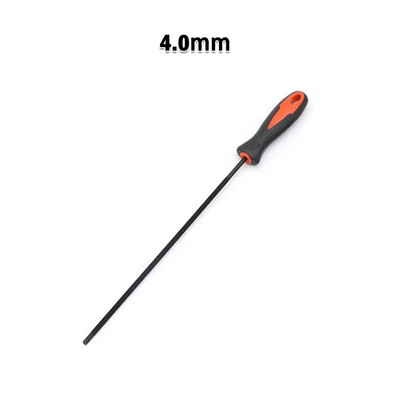 1db láncfűrész körreszelő lánc élezéséhez köracél élező láncfűrész köszörülés élező láncfűrész reszelő 4 mm/4,8 mm/5,5 mm