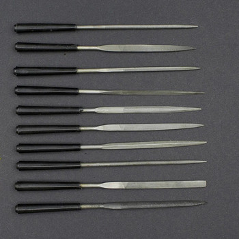 Ръчни инструменти Занаятчийски дърворезби Стъклен камък Комплект игли за бижута Пила с карфи Метал 10 бр