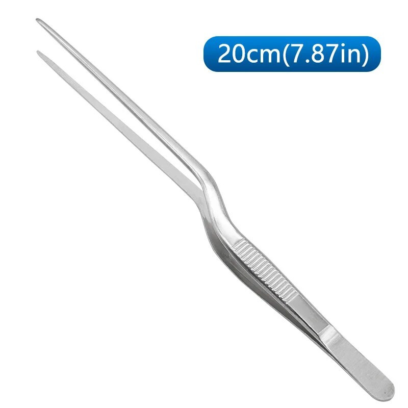 1PC Pensetă Atraumatică Clemă unghiulară Pensetă din oțel inoxidabil Instrument 14cm/16cm/20cm