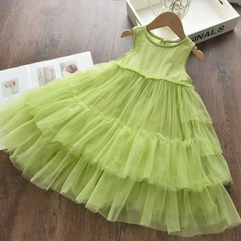 Menoea Παιδικό φόρεμα γενεθλίων 2023 Κορίτσι Όμορφο φόρεμα πριγκίπισσας Καλοκαιρινό Παιδικό κέντημα Φορέματα για πάρτι