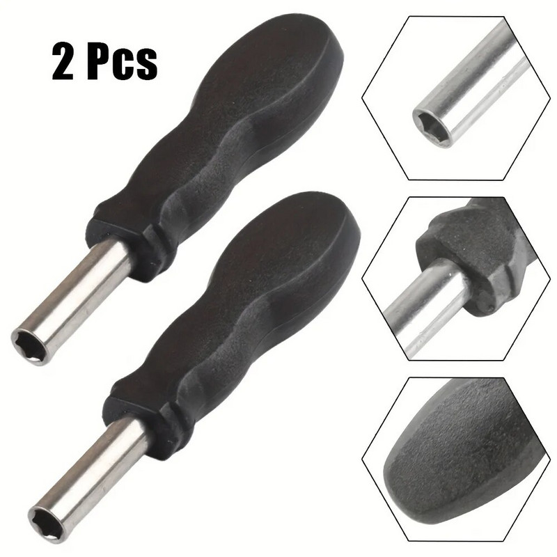 Mâner hexagonal Mâner șurubelniță 1/4 inch 45# oțel pentru bucăți de șurubelniță cu diametrul tijei de 6,35 mm (1/4 inch) hexagonal