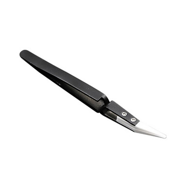 Antistatičke keramičke pincete od nehrđajućeg čelika Industrijske keramičke pincete s izoliranim ravnim/zakrivljenim vrhom Crno-bijele pincete Alati