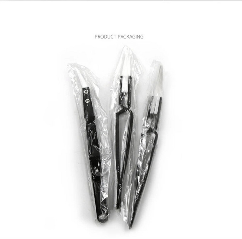 Antistatičke keramičke pincete od nehrđajućeg čelika Industrijske keramičke pincete s izoliranim ravnim/zakrivljenim vrhom Crno-bijele pincete Alati