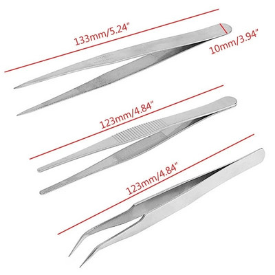 Τσιμπιδάκια υψηλής σκληρότητας Σφραγίδες λαβίδες Μύτη μπαστούνι Χόμπι τσιμπιδάκια για χειροτεχνίες Κοσμήματα κατασκευή γραμματοσήμων συλλογή φρυδιών