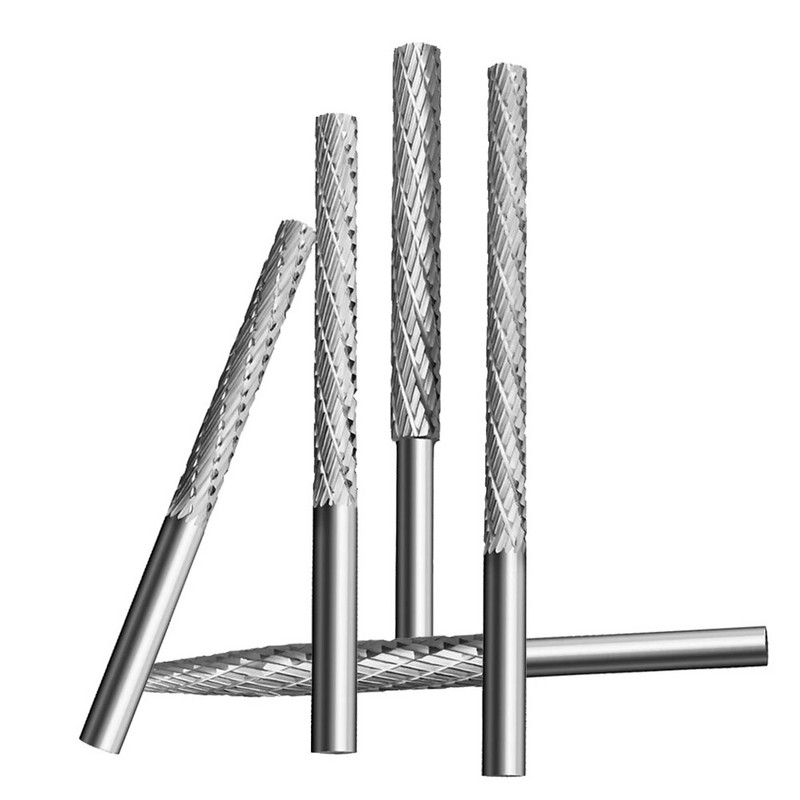 1 kom 6 mm Rotacijska turpija Rotacijska turpija od tvrde legure za rezbarenje drveta Plastika Meki metal Nastavci za graviranje Ručni alat