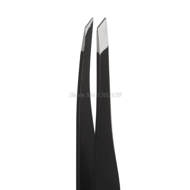 Επαγγελματικό ανοξείδωτο ατσάλι με κεκλιμένη άκρη αποτρίχωσης τσιμπιδάκι φρυδιών μακιγιάζ Χρήσιμο εργαλείο χειρός J26 19 Dropship