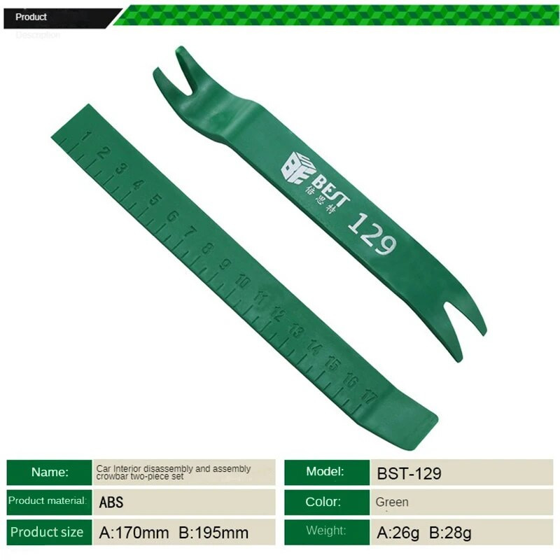 1–5 vnt. automatinių durų apkabos plokštės apdailos nuėmimo įrankiai Dviejų dalių rinkinys išmontavimo peiliai Filė išsišakojimas plastiko remonto įrankiai