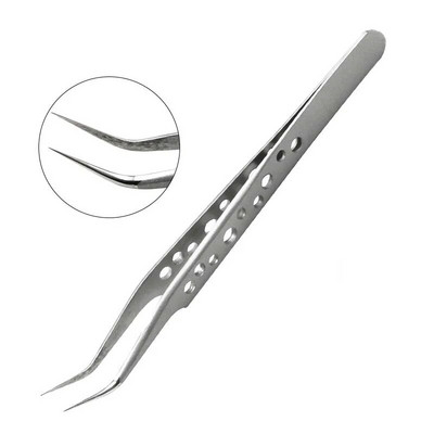 Elektronička industrijska pinceta Antistatički zakrivljeni ravni vrh Precizne pincete od nehrđajućeg čelika Set ručnih alata za popravak telefona