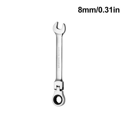 6,7,8,9,10,11,mm Kombinirani ključ s čegrtaljkom Ključevi zupčanika Prsten ručka alata Krom-vanadij Alat za popravak automobila