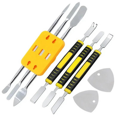 Kit universal de instrumente de reparare a telefonului Lame de demontare Instrument de deschidere a levoiului Kit de dezasamblare cu rangă din metal Set de scule de mână spatulă pentru telefon