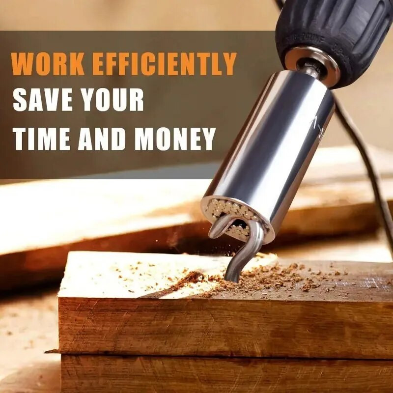 Универсален гаечен ключ Глава Комплект втулка Притурка 7-19 mm Адаптер за бормашина Гаечен ключ Ключ Гайка Magic Grip Мулти ръчни инструменти мултитул