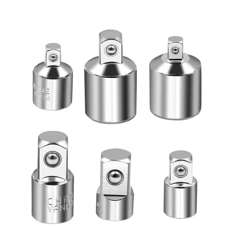Adapter nasadnog ključa sa čegrtaljkom Adapter ključa sa čegrtaljkom 1/2 velikog zavoja 3/8 srednjeg zavoja 1/4 malog zavoja CR-V krom-vanadij čelik
