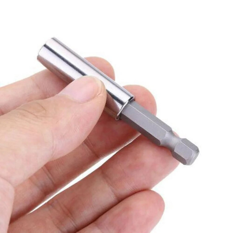 STONEGO 1 KOM/10 KOM Set držača magnetnog produžetka odvijača, 60 mm duljine, 1/4 in šesterokutni prihvat, adapter za svrdlo