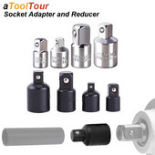 Ütésütköző aljzat adapter konverter szűkítő hüvely csukló elektromos csavarkulcs racsnis villás kulcs 1/2 3/8 1/4 autójavító szerszám