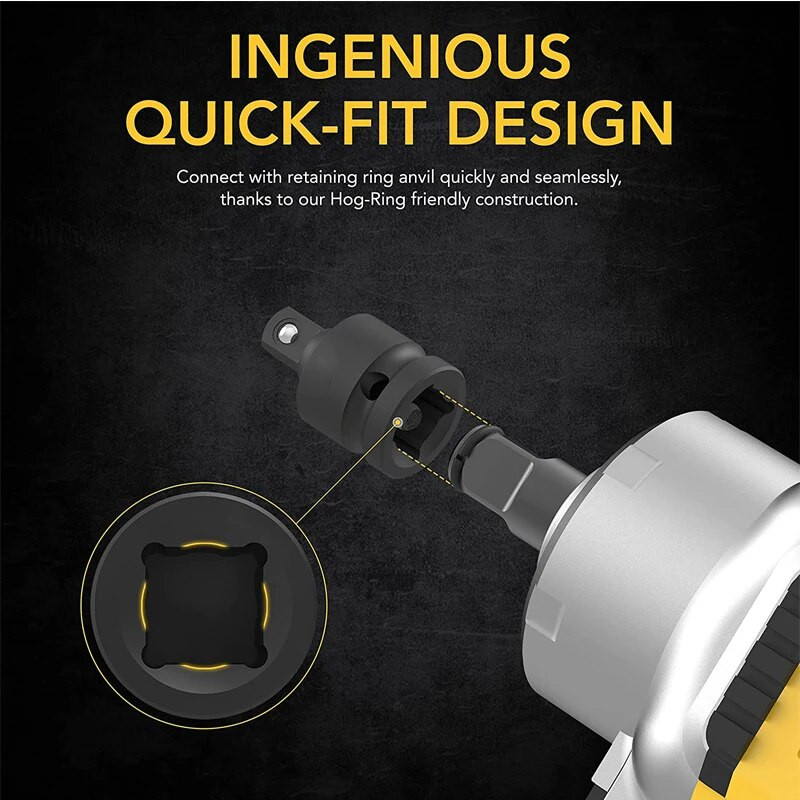 Ütésütköző aljzat adapter konverter szűkítő hüvely csukló elektromos csavarkulcs racsnis villás kulcs 1/2 3/8 1/4 autójavító szerszám