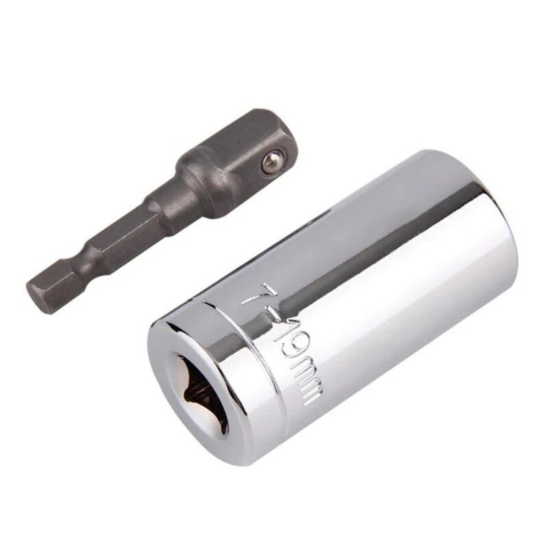 Univerzális nyomatékkulcs-fejkészlet foglalat hüvely 7-19 mm-es elektromos fúró racsnis persely-kulcs Kulcs Magic Grip Multi kéziszerszámok