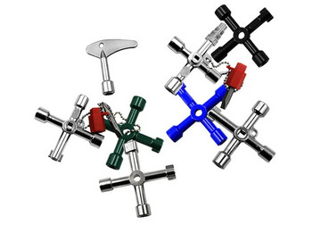 4 Τρόποι Phillips Wrench Mini Universal Internal Triangle Multifunction Small Cross Key γαλλικό επισκευή Εργαλεία χειρός για ανελκυστήρα αυτοκινήτου
