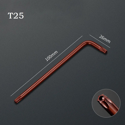 1db Torx hatlapfejű csavarhúzó csavarkulcs, kétvégű, 2 utas Torx csavarhúzó villáskulcs szerszám T10 T15 T20 T25 T27 T30 T40 T45