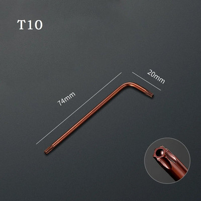 1db Torx hatlapfejű csavarhúzó csavarkulcs, kétvégű, 2 utas Torx csavarhúzó villáskulcs szerszám T10 T15 T20 T25 T27 T30 T40 T45
