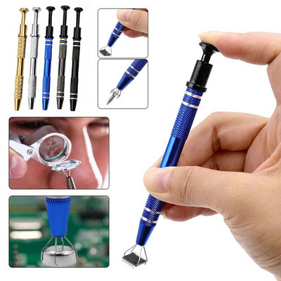 4 karmos csipesz IC kihúzó elektronikai komponens rugószedő toll forgácscsavarok fogó mobiltelefon alaplapjavító kéziszerszám