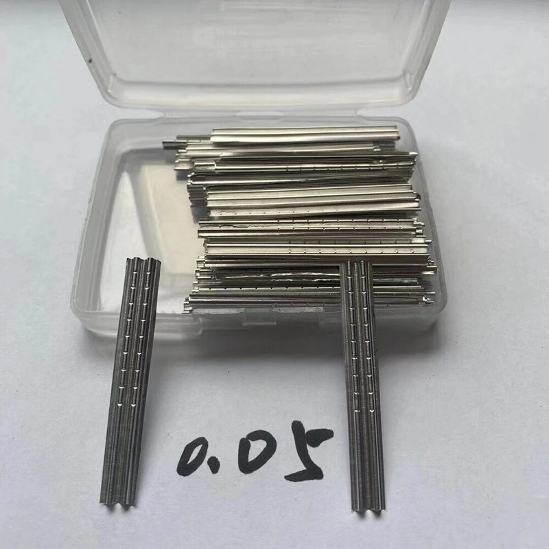 JMCKJ kaherealine viimistletud tinafooliumriba Kvaliteetsed lukksepatööriistad Kuldsed ja hõbedased tinafooliumvõtme kulutööriist 100 tk/karp