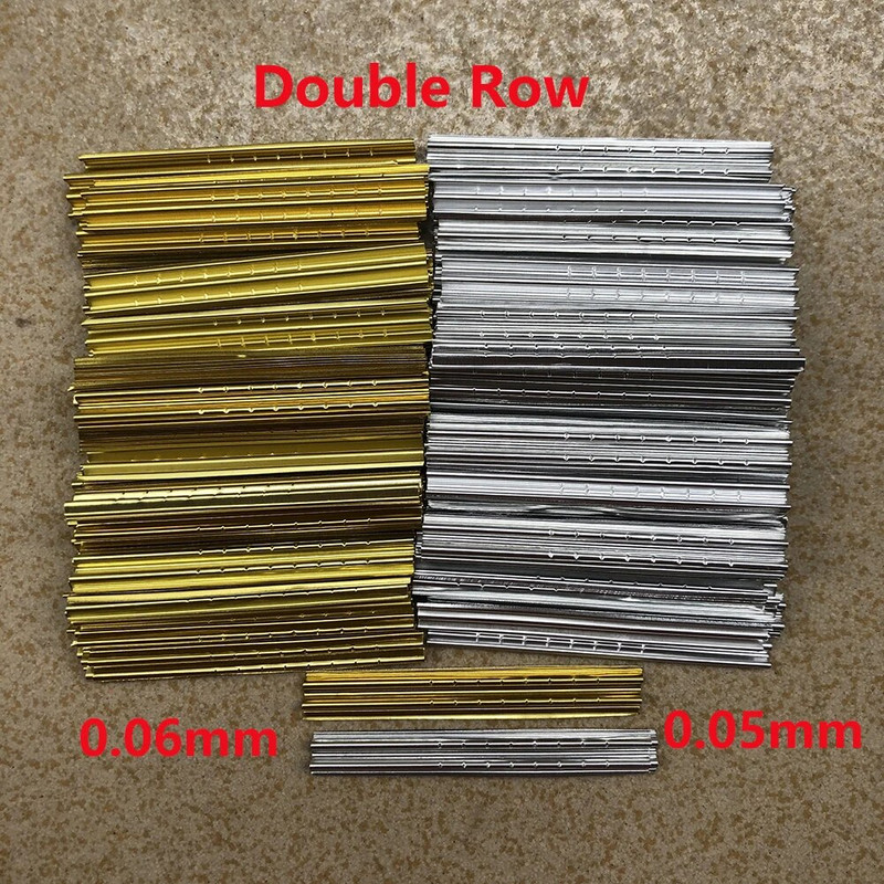 JMCKJ kaherealine viimistletud tinafooliumriba Kvaliteetsed lukksepatööriistad Kuldsed ja hõbedased tinafooliumvõtme kulutööriist 100 tk/karp