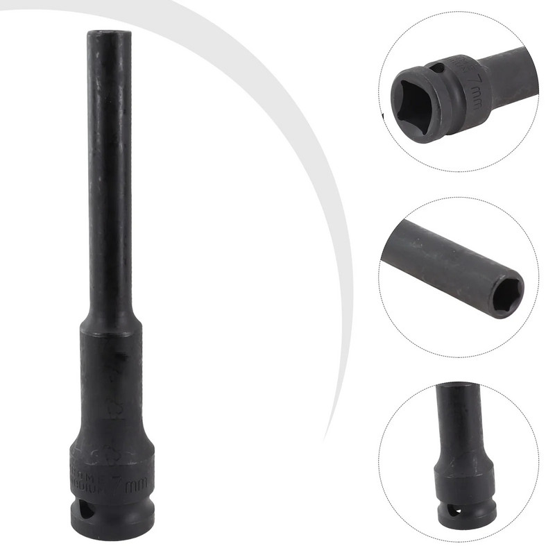 1/2-es hajtóhüvelyű ütvecsavarkulcs hatlapfejű 8-24 mm-es adapter-kulcs-átalakító mélyütő-hüvelyes fejű gumiabroncs-eltávolító eszközök