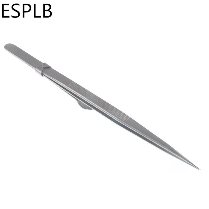 6,3`` Slide Lock από ανοξείδωτο ατσάλι Presicion ρυθμιζόμενο τσιμπιδάκι ίσιο/καμπύλο άκρο Αντιστατικό τσιμπιδάκι για ηλεκτρονικά κοσμήματα