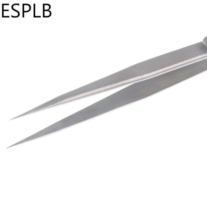 6,3`` Slide Lock από ανοξείδωτο ατσάλι Presicion ρυθμιζόμενο τσιμπιδάκι ίσιο/καμπύλο άκρο Αντιστατικό τσιμπιδάκι για ηλεκτρονικά κοσμήματα
