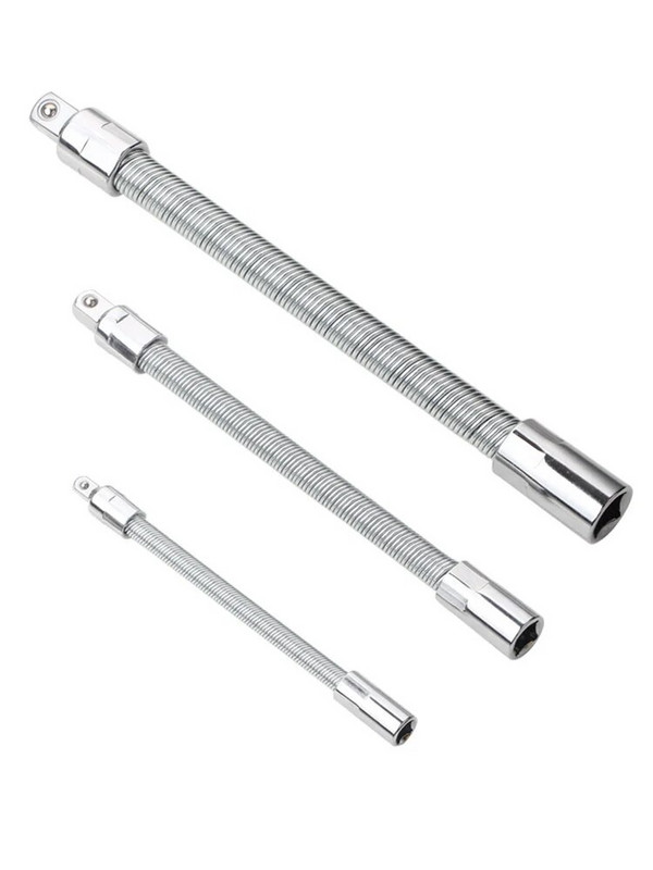 Čaura električnog ključa Univerzalna produžna šipka Savitljiva fleksibilna produžna šipka Komplet osovine 1/4 3/8 1/2 Nasadni ključevi Pogonska glava