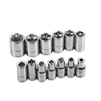 1 τμχ Hex Socket 4/4.5/5/5.5/6/7/8/9/10/11/12/13/14mm For Ratchet Wrench 1/4 Sockets Εργαλείο χειρός με μανίκι κλειδιού