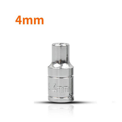 1kom šesterokutni nasadni ključ 4/4,5/5/5,5/6/7/8/9/10/11/12/13/14 mm za ključ s čegrtaljkom 1/4 nasadni ključ Ručni alat s glavom i rukavcem