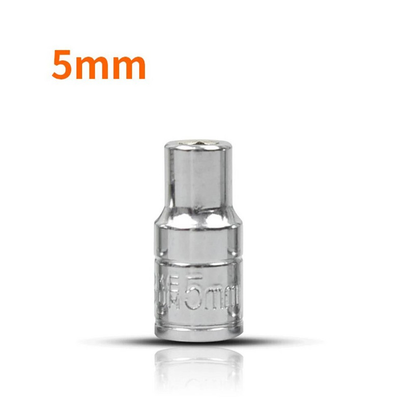 1kom šesterokutni nasadni ključ 4/4,5/5/5,5/6/7/8/9/10/11/12/13/14 mm za ključ s čegrtaljkom 1/4 nasadni ključ Ručni alat s glavom i rukavcem