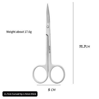 Medicininės chirurginės žirklės, plieninės smulkių nagų priemonės, antakiai, nosies, plaukų kirpimas, manikiūras, makiažas, profesionalūs grožio aksesuarai