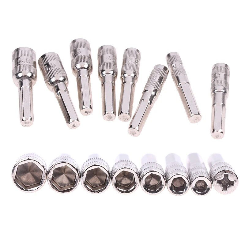 6/8kom šesterokutni utičnica M2.5/3/3.5/4/4.5/5/5.5 PH2 šesterokutni dio matice za popravak automobila