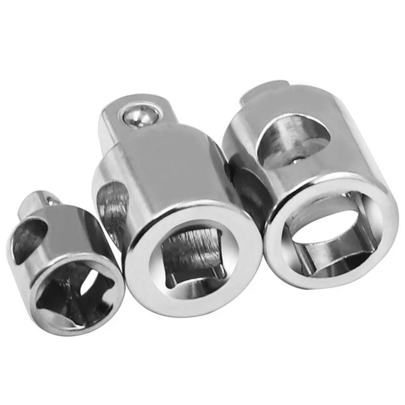 1/4" 3/8" 1/2" utičnica s čegrtaljkom, univerzalni šesterokutni držač bitova CR-V čelični ručni alati za popravak, pogonska utičnica za automobil, bicikl