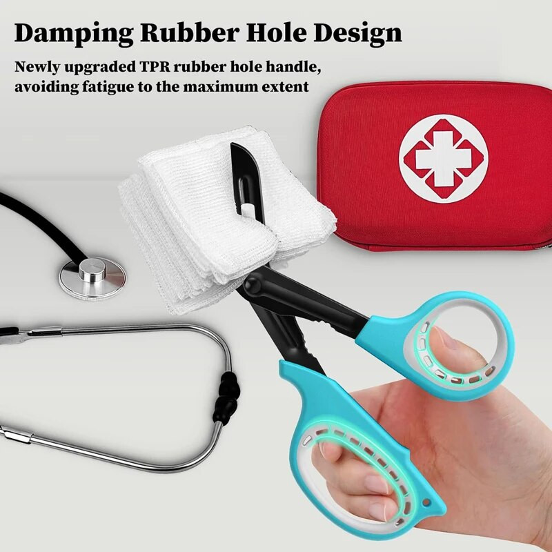 Survive Rescue Saćasta drška Škare Trauma Rezač gaze Hitna prva pomoć Škare Bolničari na otvorenom Zavoj Škare alati