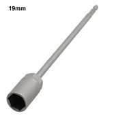 1db 250 mm-es dugókulcs persely anyacsavar csavar anyacsavarozó bit ütőfúrószár adapter dugókulcs hosszabbító rúd 5,5-19 mm